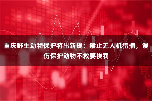 重庆野生动物保护将出新规：禁止无人机猎捕，误伤保护动物不救要挨罚